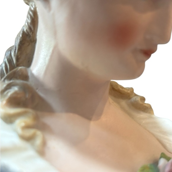 Antique French Bisque Figurines – 16” Pair of Elegant Man and Woman - Picture 13 of 15